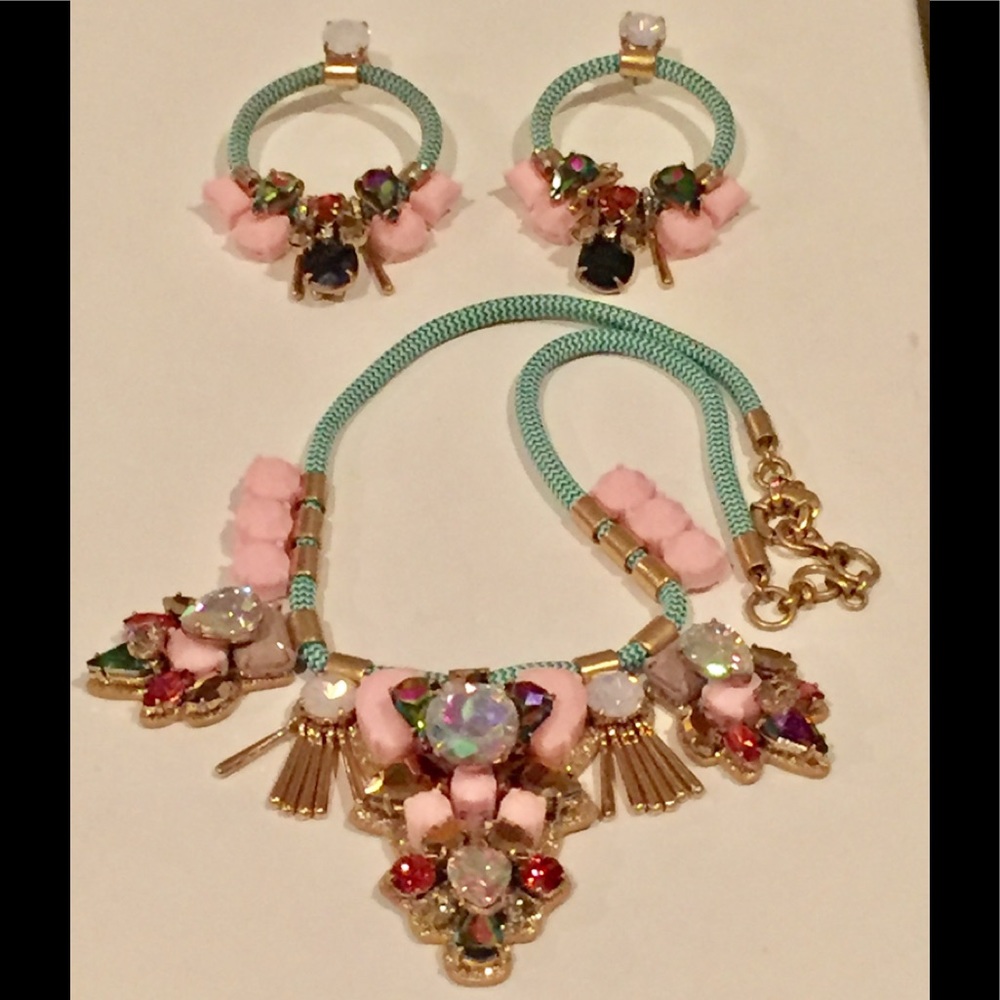 J. Crew Earring and Necklace Set!